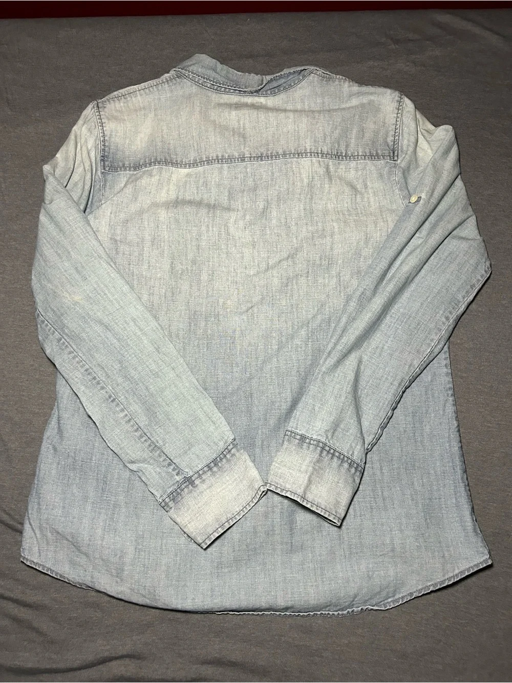 J. Crew Light Blue Denim Button-Down Shirt